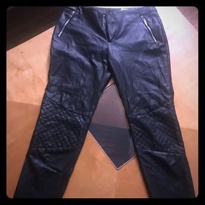 Zara leather pants